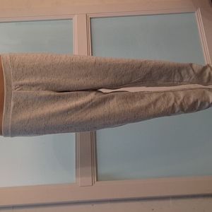 Lauren Conrad mid rise leggings L marled leggings white gray